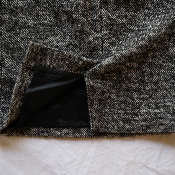 Boden Gray Tweed Alpaca Wool Pencil Skirt 2P Grey - Picture 5 of 8